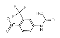 Acetamide,N-[4-nitro-3-(trifluoromethyl)phenyl]- Structure