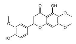 3′-甲氧基蓟黄素结构式