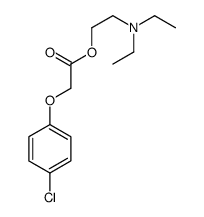 2-(diethylamino)ethyl 2-(4-chlorophenoxy)acetate Structure