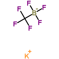 Potassium trifluoro(trifluoromethyl)borate(1-) Structure