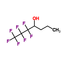 1,1,1,2,2,3,3-heptafluoroheptan-4-ol结构式