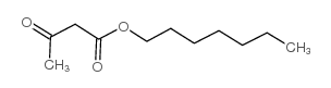 Butanoic acid,3-oxo-,heptyl ester Structure
