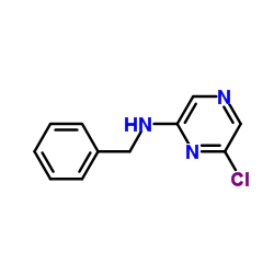 2-氯-6-苄胺基吡嗪结构式