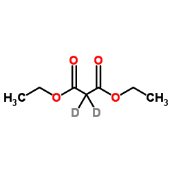 丙二酸二乙酯-d2结构式