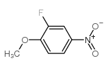 2-氟-4-硝基苯甲醚结构式