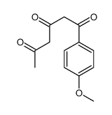 1-(4-methoxyphenyl)hexane-1,3,5-trione结构式