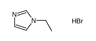 1-ethylimidazolium bromide Structure