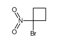 1-bromo-1-nitrocyclobutane Structure