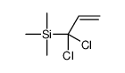 1,1-dichloroprop-2-enyl(trimethyl)silane结构式