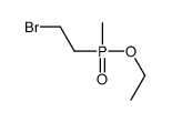 1-bromo-2-[ethoxy(methyl)phosphoryl]ethane结构式