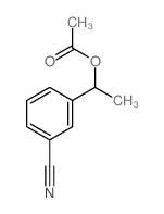 Benzonitrile, 3-[1-(acetyloxy)ethyl]- structure