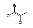 1-bromo-1,2-dichloroprop-1-ene Structure