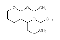 2-ethoxy-3-(1-ethoxybutyl)oxane结构式