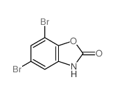 5,7-dibromo-3H-1,3-benzoxazol-2-one Structure