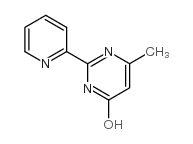 2-吡啶-2-基-4-羟基-6-甲基嘧啶结构式