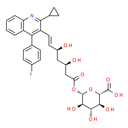 匹伐他汀酰基葡萄糖醛酸结构式