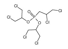 (2,3-dichloro-propyl)-phosphonic acid bis-(β,β'-dichloro-isopropyl ester) Structure