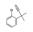 2-(2-溴苯基)-2-甲基丙腈结构式