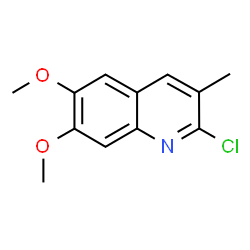 2-氯-6,7-二甲氧基-3-甲基喹啉结构式