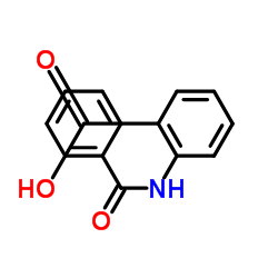 2-(苯甲酰基氨基)苯甲酸结构式