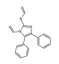 1-ethenyl-2-ethenylsulfanyl-4,5-diphenylimidazole结构式
