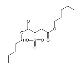 1,4-dioxo-1,4-dipentoxybutane-2-sulfonic acid Structure