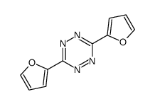 3,6-di(furan-2-yl)-1,2,4,5-tetrazine Structure