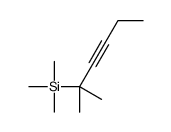 2-Methyl-2-trimethylsilyl-3-hexyne Structure