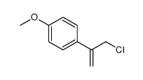1-(3-chloroprop-1-en-2-yl)-4-methoxybenzene结构式
