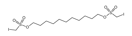 1,11-bis-iodomethanesulfonyloxy-undecane结构式