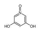 3,5-Pyridinediol,1-oxide(9CI) Structure