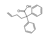2,2-diphenyl-5-hexenoic acid结构式