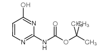 tert-butyl (4-hydroxypyrimidin-2-yl)carbamate结构式