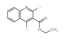 2,4-二氯喹啉-3-甲酸乙酯结构式