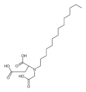(2S)-2-[carboxymethyl(tetradecyl)amino]butanedioic acid Structure
