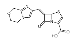 (5R,6Z)-6-(6,8-dihydro-5H-imidazo[2,1-c][1,4]oxazin-2-ylmethylidene)-7-oxo-4-thia-1-azabicyclo[3.2.0]hept-2-ene-2-carboxylic acid Structure
