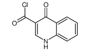 3-Quinolinecarbonyl chloride, 4-hydroxy- (9CI) structure