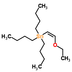 Tributyl[(Z)-2-ethoxyvinyl]stannane structure