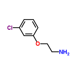 2-(3-氯苯氧基)乙胺结构式