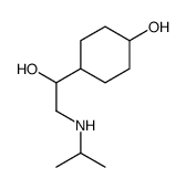 4-[1-hydroxy-2-(propan-2-ylamino)ethyl]cyclohexan-1-ol结构式