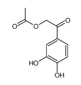 [2-(3,4-dihydroxyphenyl)-2-oxoethyl] acetate结构式