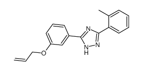 5-(m-Allyloxyphenyl)-3-(o-tolyl)-1H-1,2,4-triazole structure