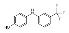 4-[3-(trifluoromethyl)anilino]phenol Structure