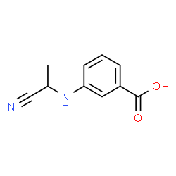 Benzoic acid, 3-[(1-cyanoethyl)amino]-, (+)- (9CI) Structure