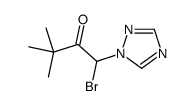 1-bromo-3,3-dimethyl-1-(1,2,4-triazol-1-yl)butan-2-one Structure