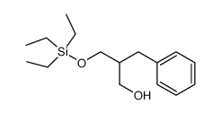2-benzyl-3-((triethylsilyl)oxy)propan-1-ol结构式