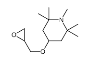 1,2,2,6,6-pentamethyl-4-(oxiran-2-ylmethoxy)piperidine Structure