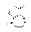 3-acetyl-2-methoxycyclohepta-2,4,6-trien-1-one结构式