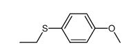 ethyl (4-methoxyphenyl) sulfide Structure