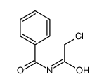 N-(2-氯乙酰基)-苯甲酰胺结构式